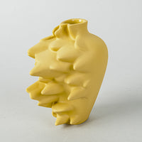 ROSENTHAL Cedric Ragot FAST Yellow Bisque Vase