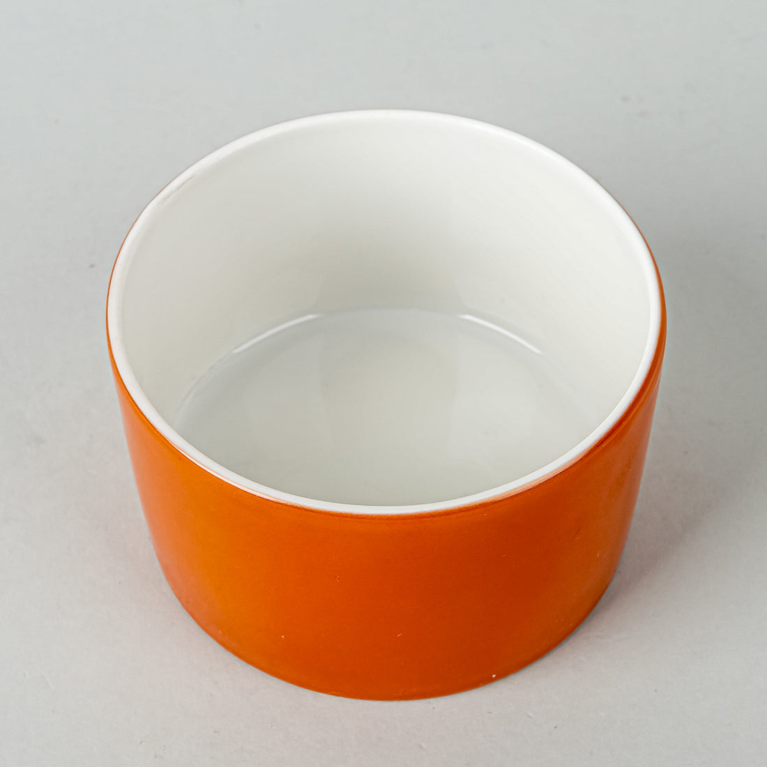 RICHARD GINORI Rose Knob Lidded Trinket Box Orange