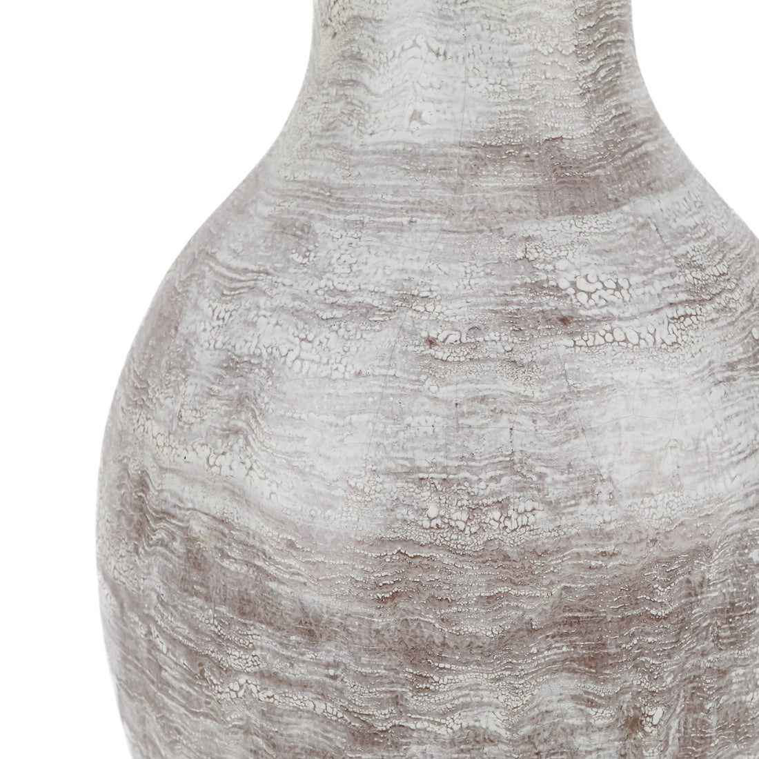 Vintage Ceramic Lamps Grey & White Set of 2