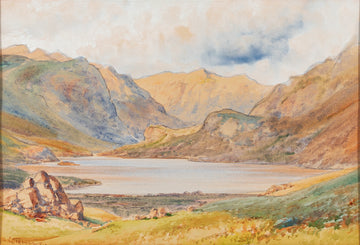 G. Trevor - Landscape "Southwaite Farm" Watercolour On Paper