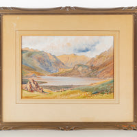 G. Trevor - Landscape "Southwaite Farm" Watercolour On Paper