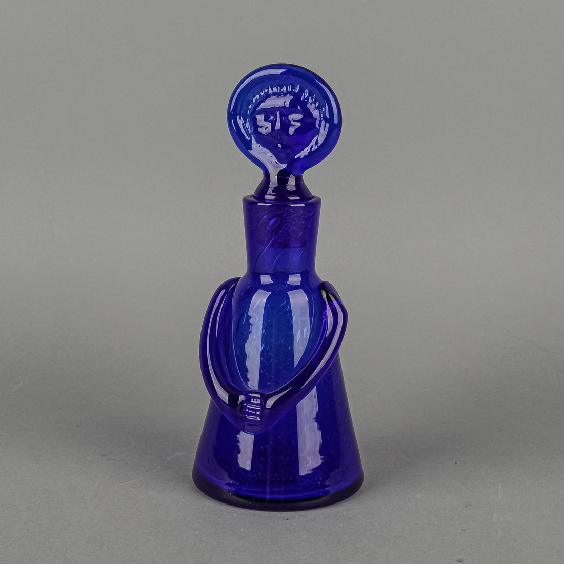 KOSTA BODA Eric Hoglund PEOPLE Blue Decanter And Stopper