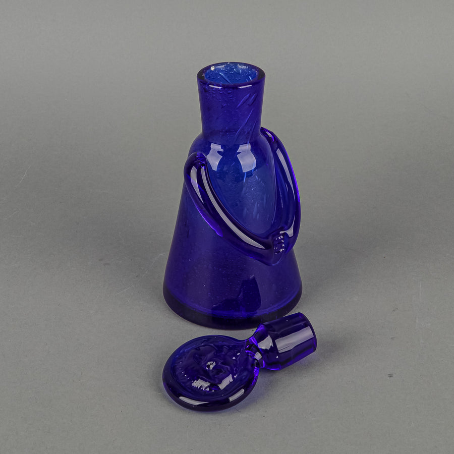 KOSTA BODA Eric Hoglund PEOPLE Blue Decanter And Stopper