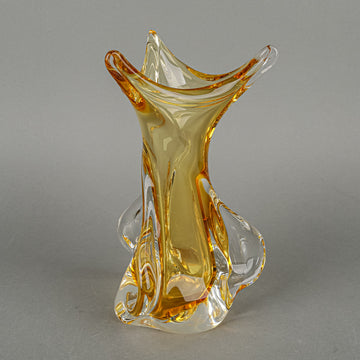 CHALET Free Form Art Glass Vase