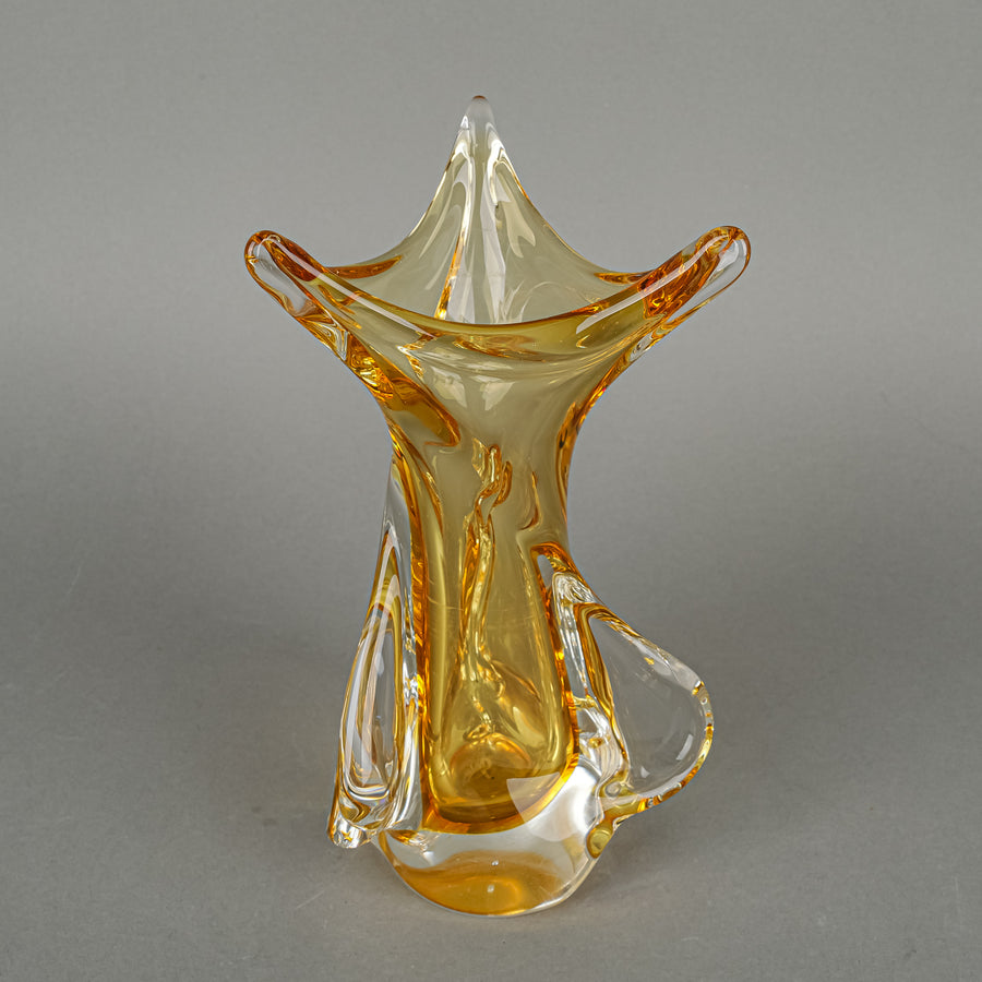 CHALET Free Form Art Glass Vase