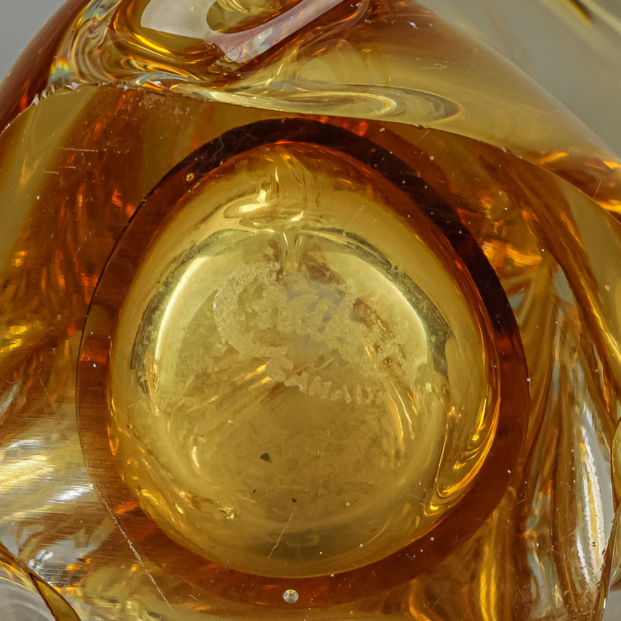 CHALET Free Form Art Glass Vase