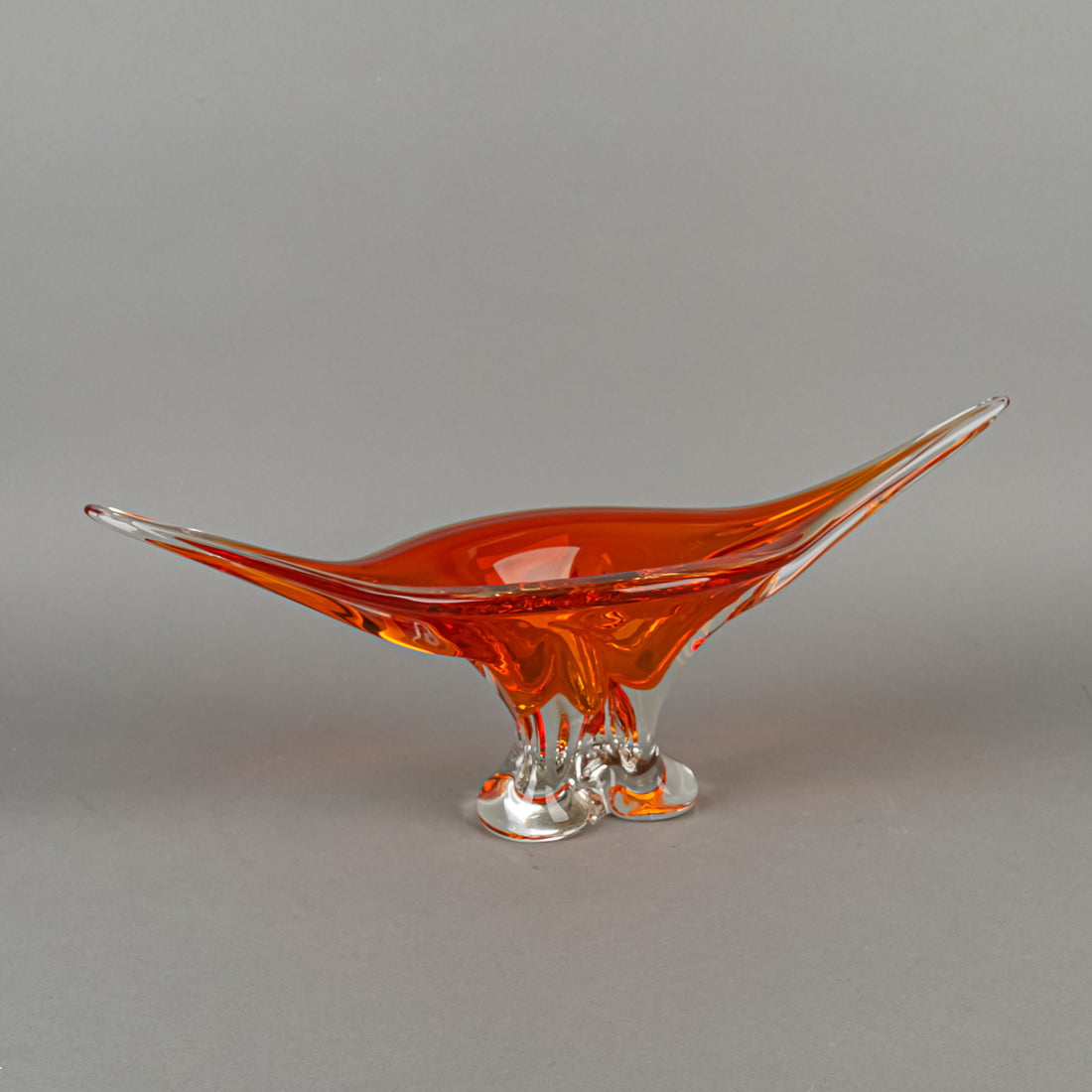 CHALET Free Form Art Glass Bowl