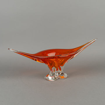 CHALET Free Form Art Glass Bowl