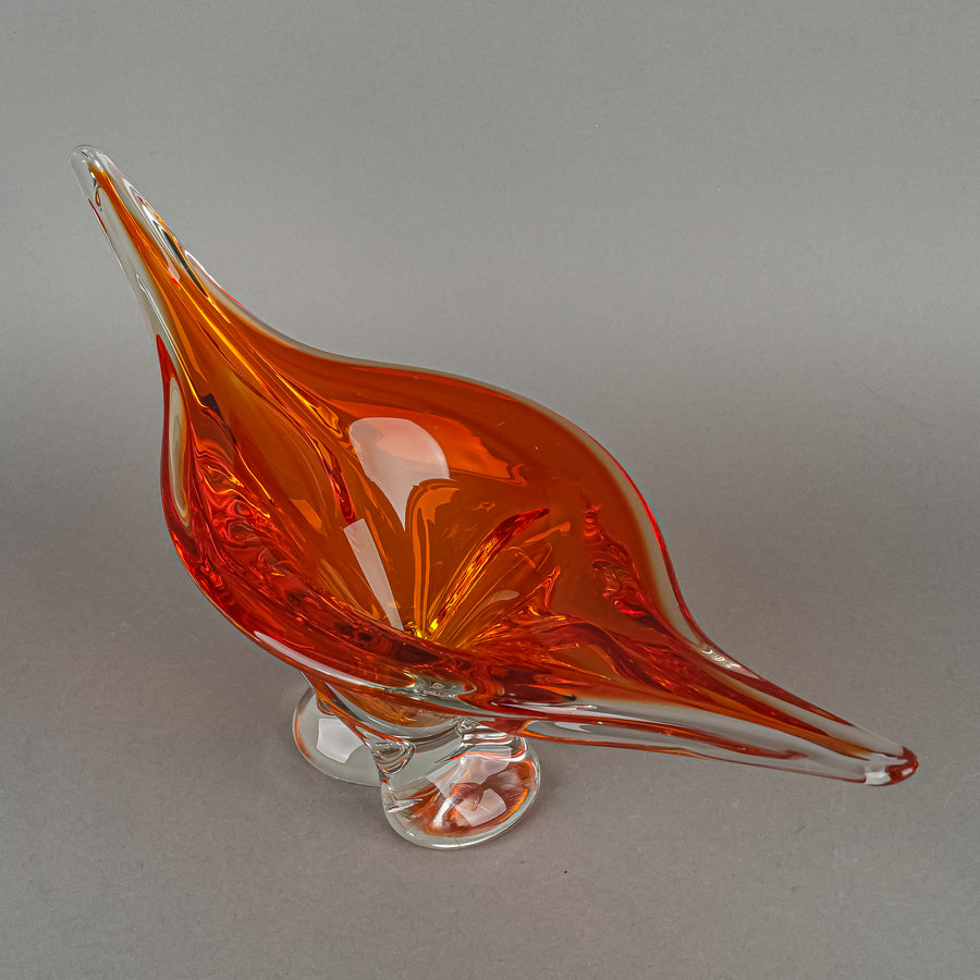 CHALET Free Form Art Glass Bowl