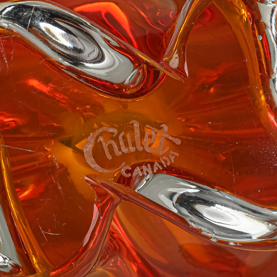CHALET Free Form Art Glass Bowl