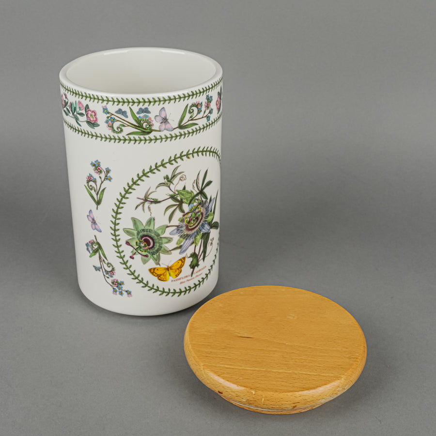 PORTMEIRION Variations Canister Set Of 4 With Wooden Lids 8 Pieces