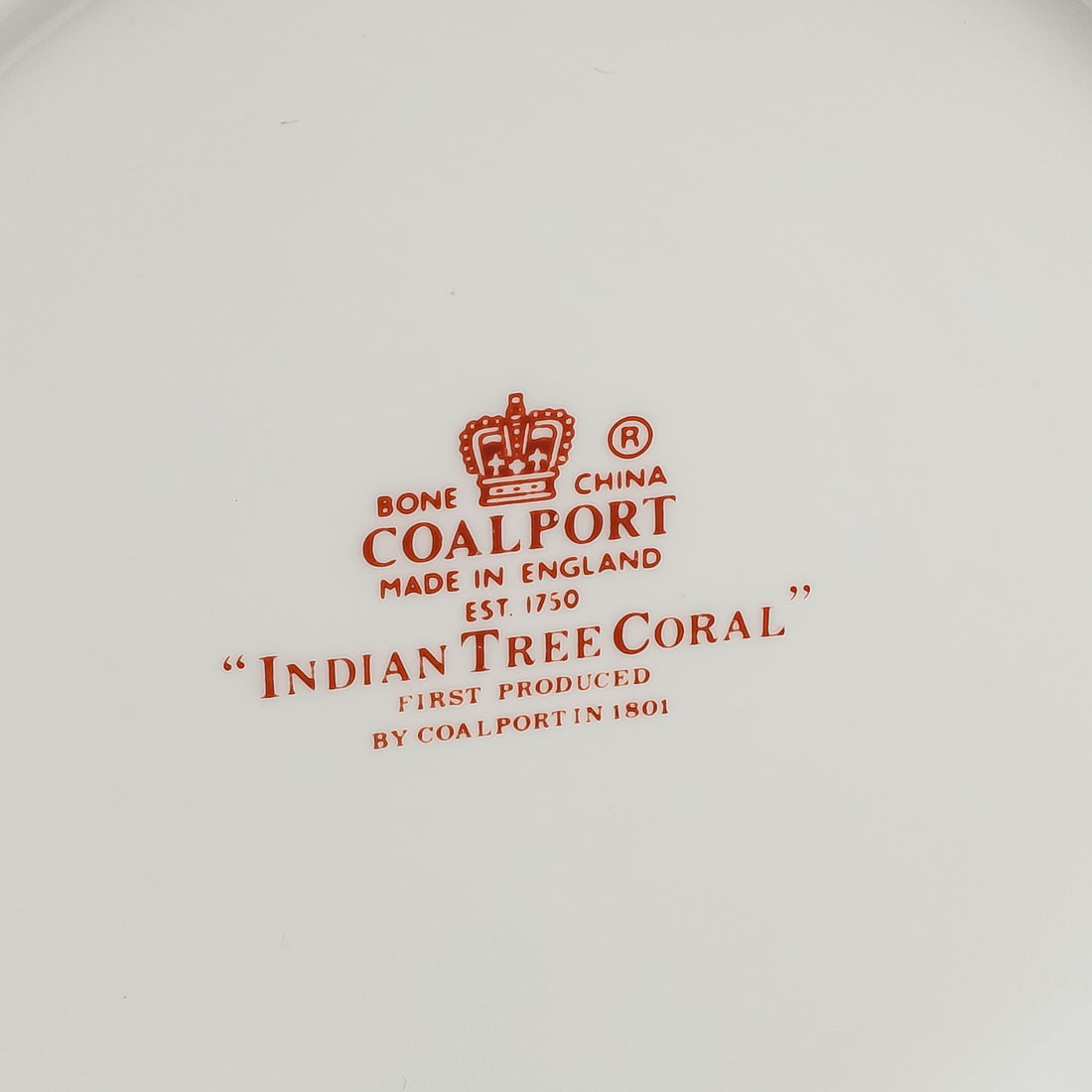 COALPORT Indian Tree Coral Lidded Ginger Jar