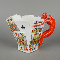 ROYAL BAYREUTH Devil And Cards Creamer