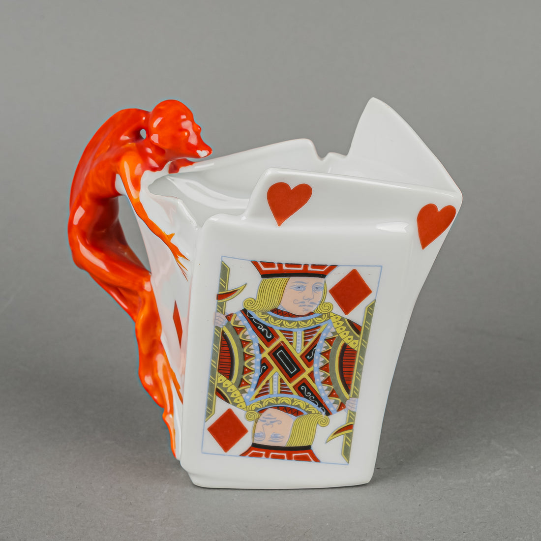 ROYAL BAYREUTH Devil And Cards - Cream And Covered Sugar