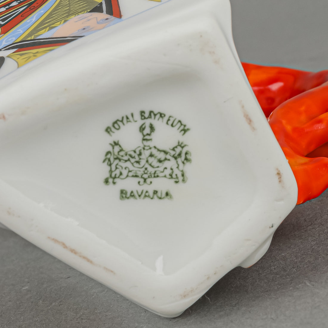 ROYAL BAYREUTH Devil And Cards - Cream And Covered Sugar