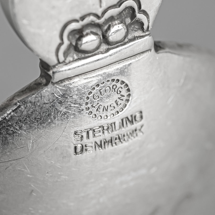 GEORG JENSEN Cactus Sterling Jam/Sugar Spoon
