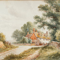 H. Rawson (British 19th C.) "Oggham Sussex" Watercolour On Paper