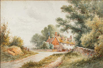H. Rawson (British 19th C.) "Oggham Sussex" Watercolour On Paper