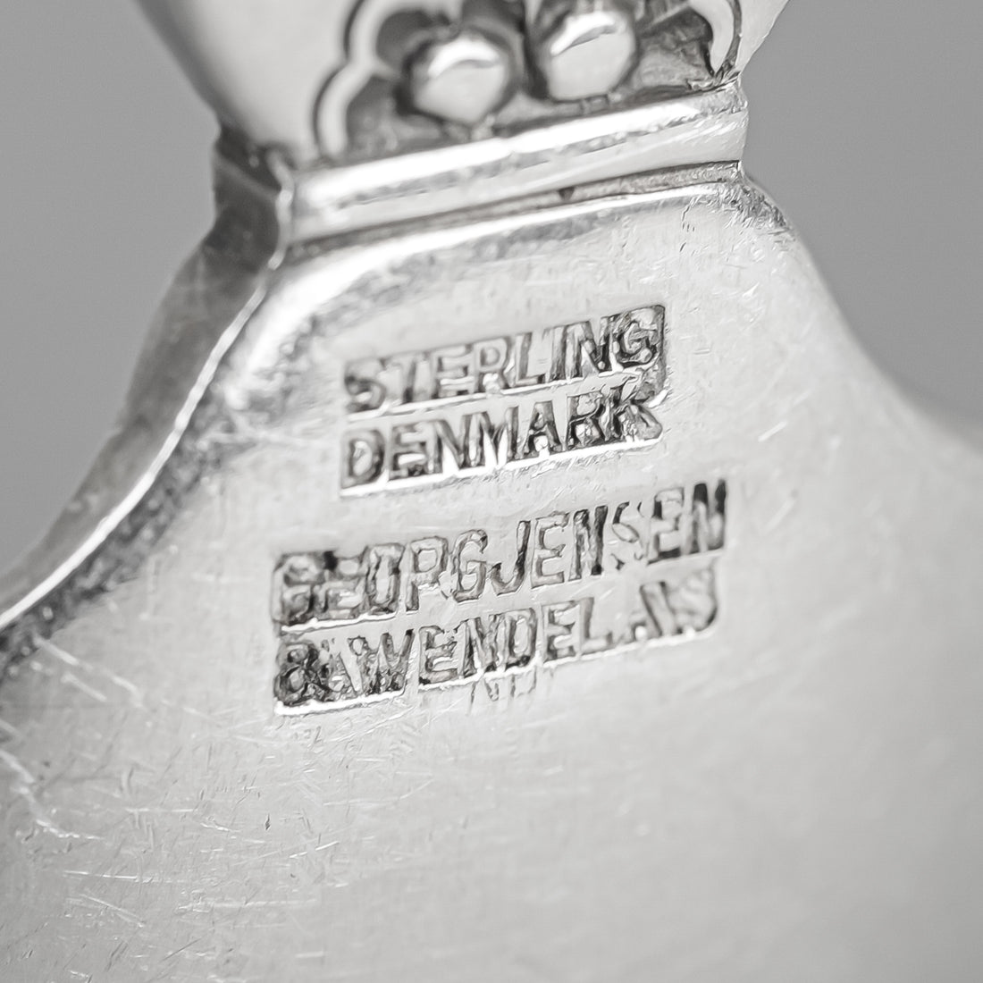 GEORG JENSEN Cactus Sterling Bouillon Spoon