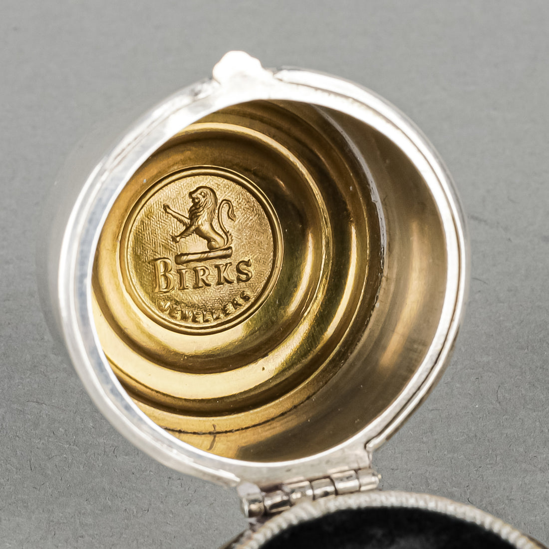 BIRKS STERLING Dome Ring Box
