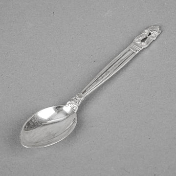 GEORG JENSEN Acorn Sterling Coffee Spoons Set Of 8