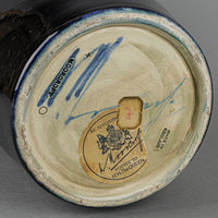 MOORCROFT Pomegranate Blue Ground Vase