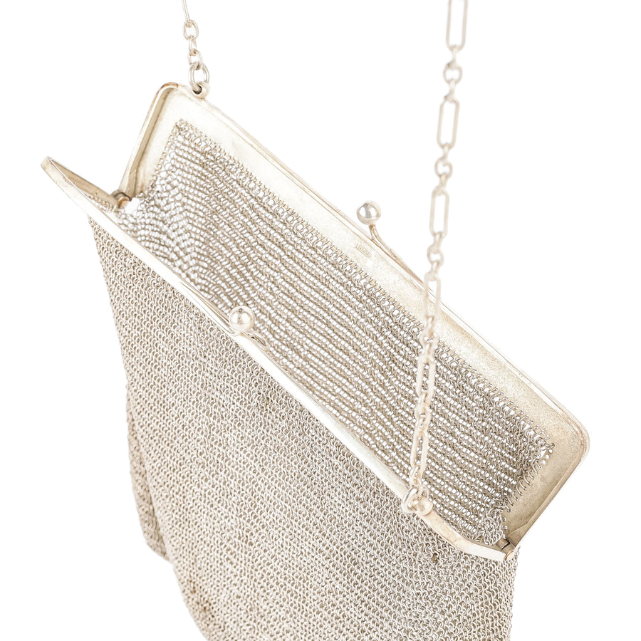 Sterling Mesh Evening Bag