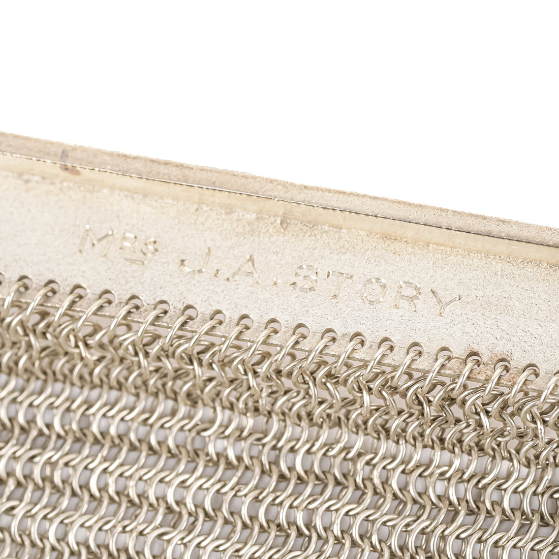 Sterling Mesh Evening Bag