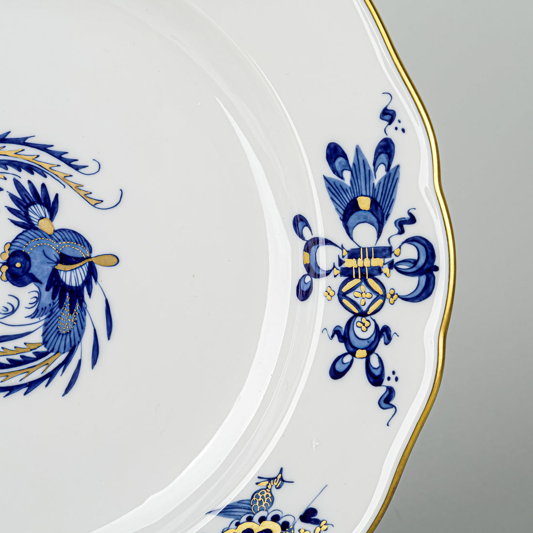 MEISSEN Court Dragon Blue Dinner Plate