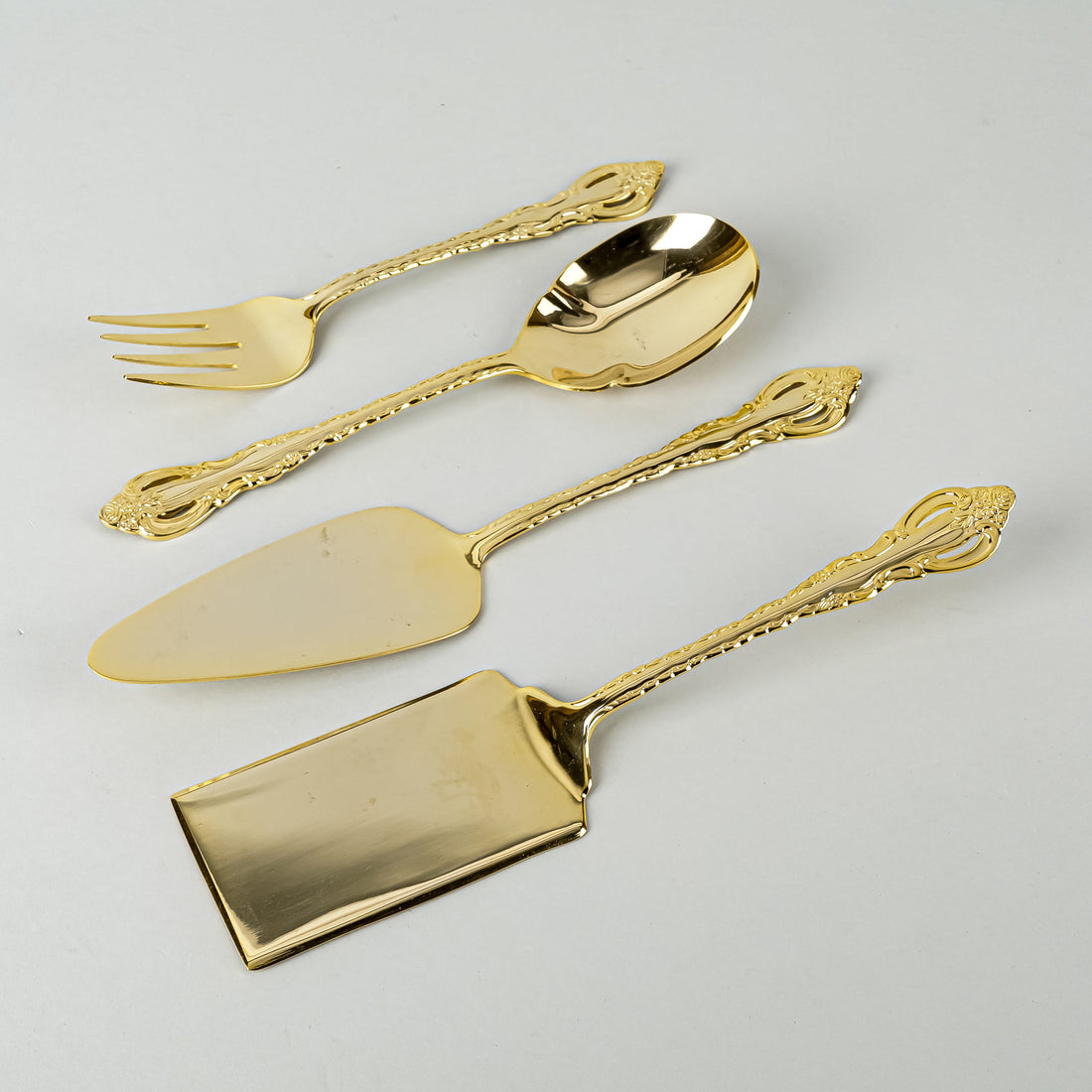 WALLACE Golden Countess Gold Plate Flatware 16 Place Settings Plus Extras