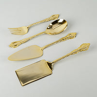 WALLACE Golden Countess Gold Plate Flatware 16 Place Settings Plus Extras