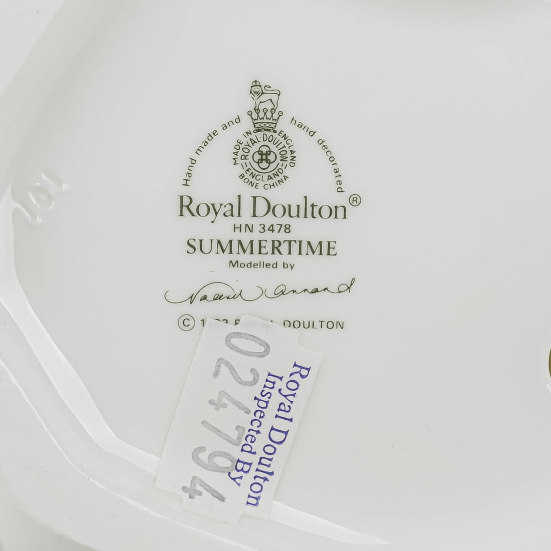ROYAL DOULTON Figurine Summertime HN 3478 The Seasons Series