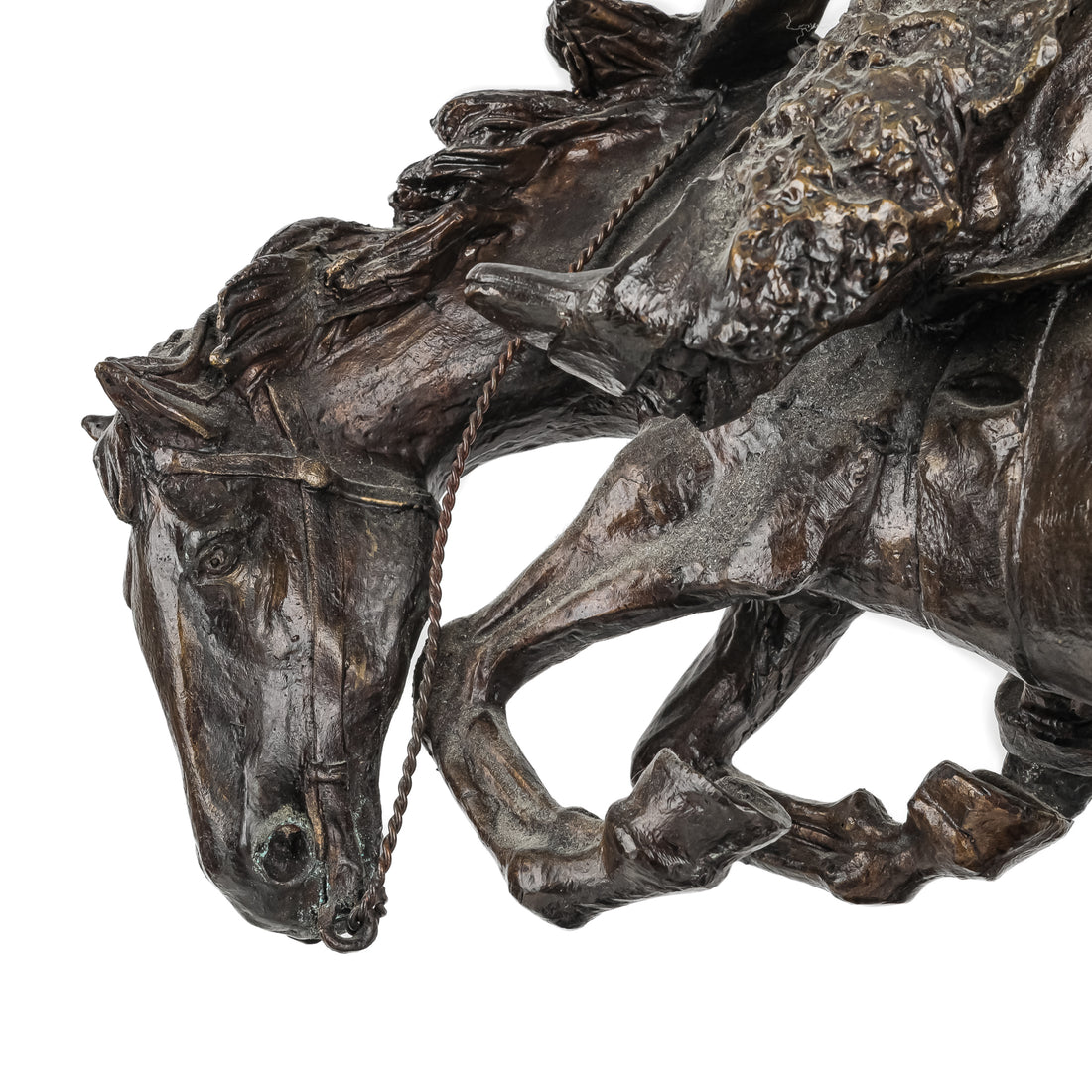 After Frederic Remington (American 1861-1909) "Rattlesnake"