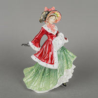 ROYAL DOULTON Figurine Wintertime HN 3622 The Seasons Series