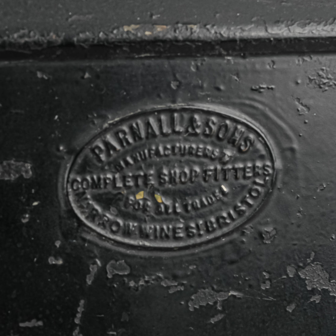 PARNALL & SONS Bristol Victorian Tole Tea Canister