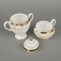 WEDGWOOD Cornucopia Cream And Covered Sugar 3 Pieces