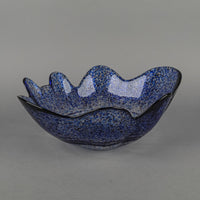 KOSTA BODA Anna Ehrner ORGANIX Stormy Blue Bowl