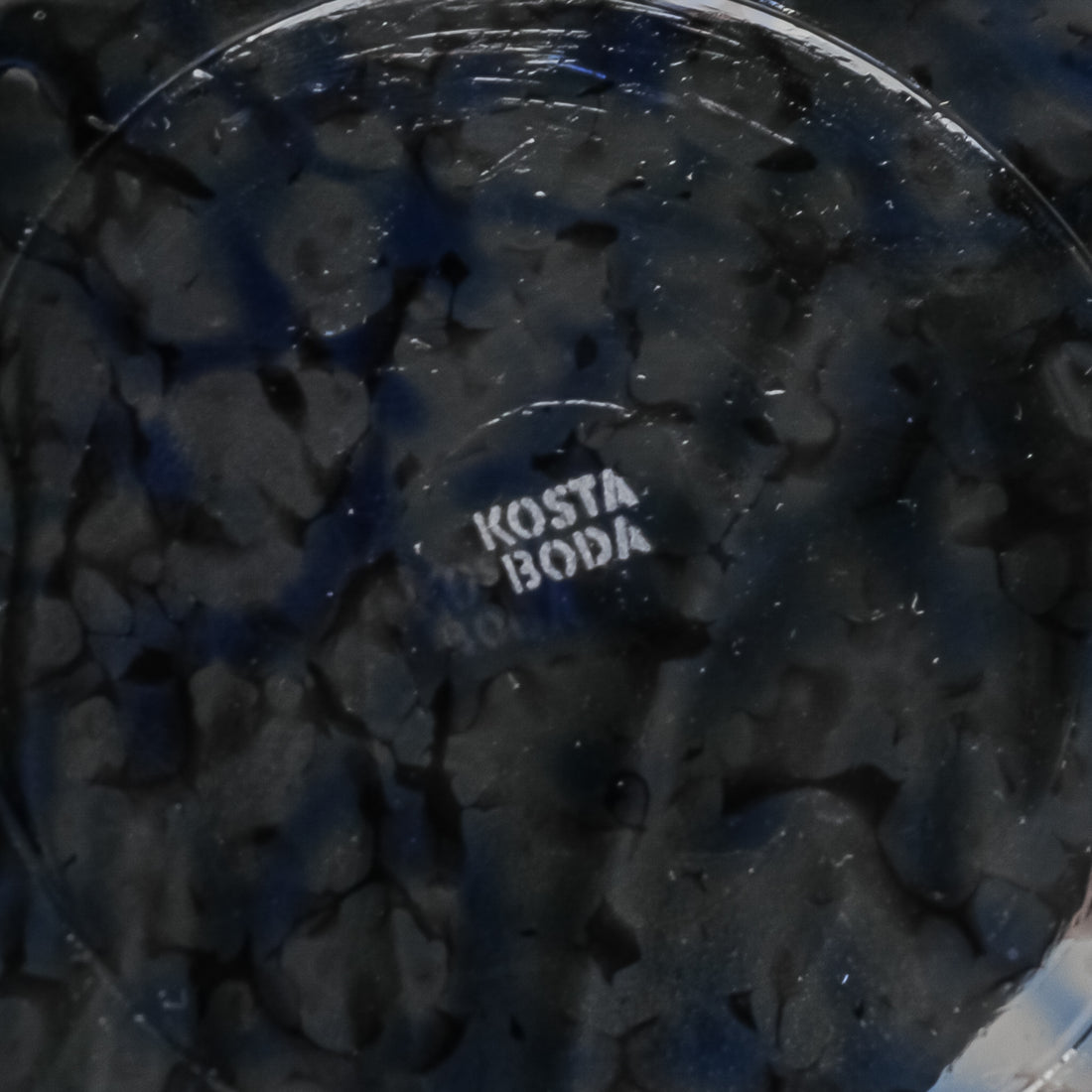 KOSTA BODA Anna Ehrner ORGANIX Stormy Blue Bowl