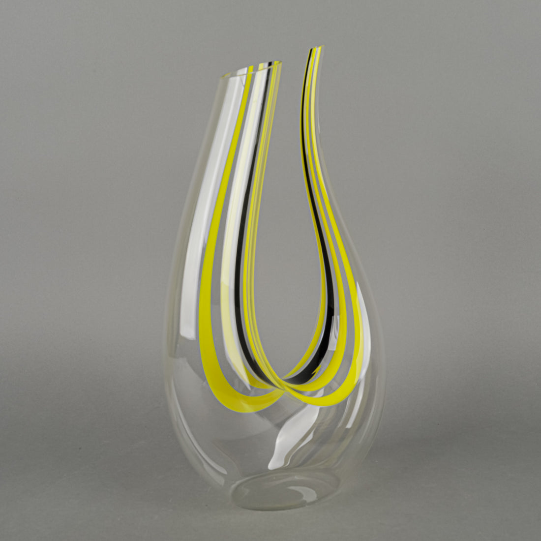 RIEDEL Amadeo Performance Wine Decanter - Yellow And Black Stripes