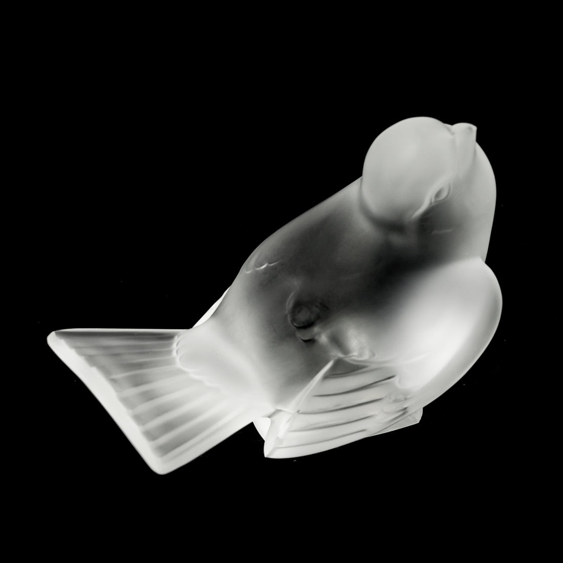 LALIQUE Moineau Moqueur/Sparrow Head Up 11606