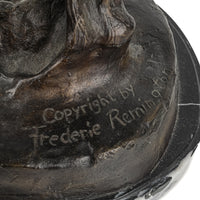 After Frederic Remington (American 1861-1909) "Rattlesnake"