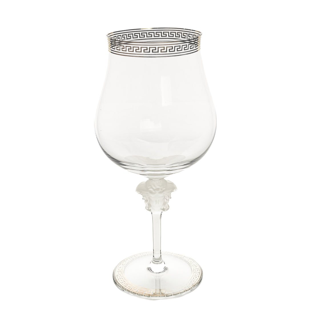 ROSENTHAL VERSACE Medusa Lumiere Cognac/Brandy Glass H9"