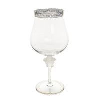 ROSENTHAL VERSACE Medusa Lumiere Cognac/Brandy Glass H9"