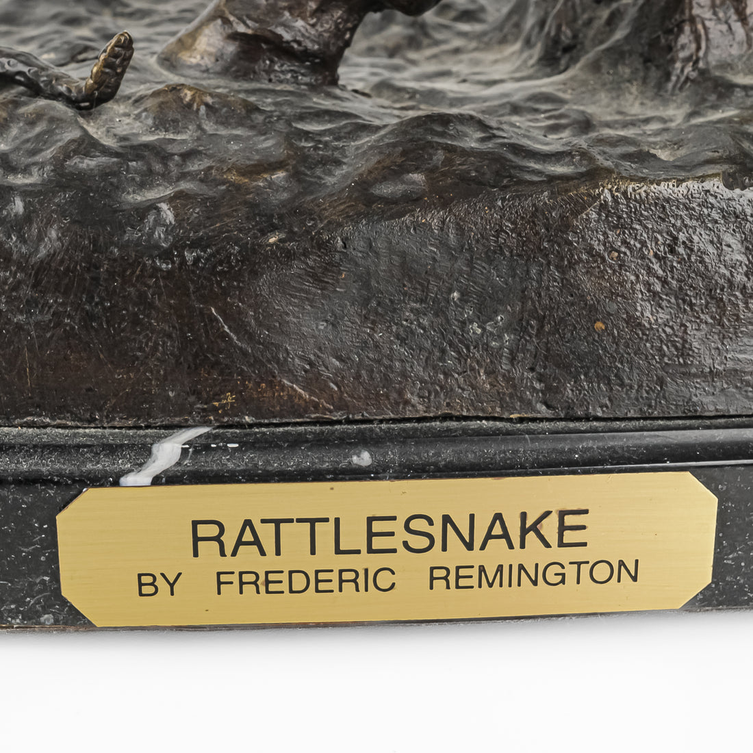 After Frederic Remington (American 1861-1909) "Rattlesnake"