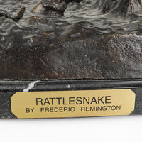 After Frederic Remington (American 1861-1909) "Rattlesnake"