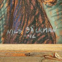 Nils Backman (Swedish 1896-1946) Swedish Fun Fair Scene