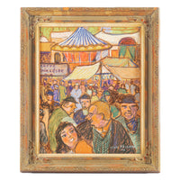 Nils Backman (Swedish 1896-1946) Swedish Fun Fair Scene