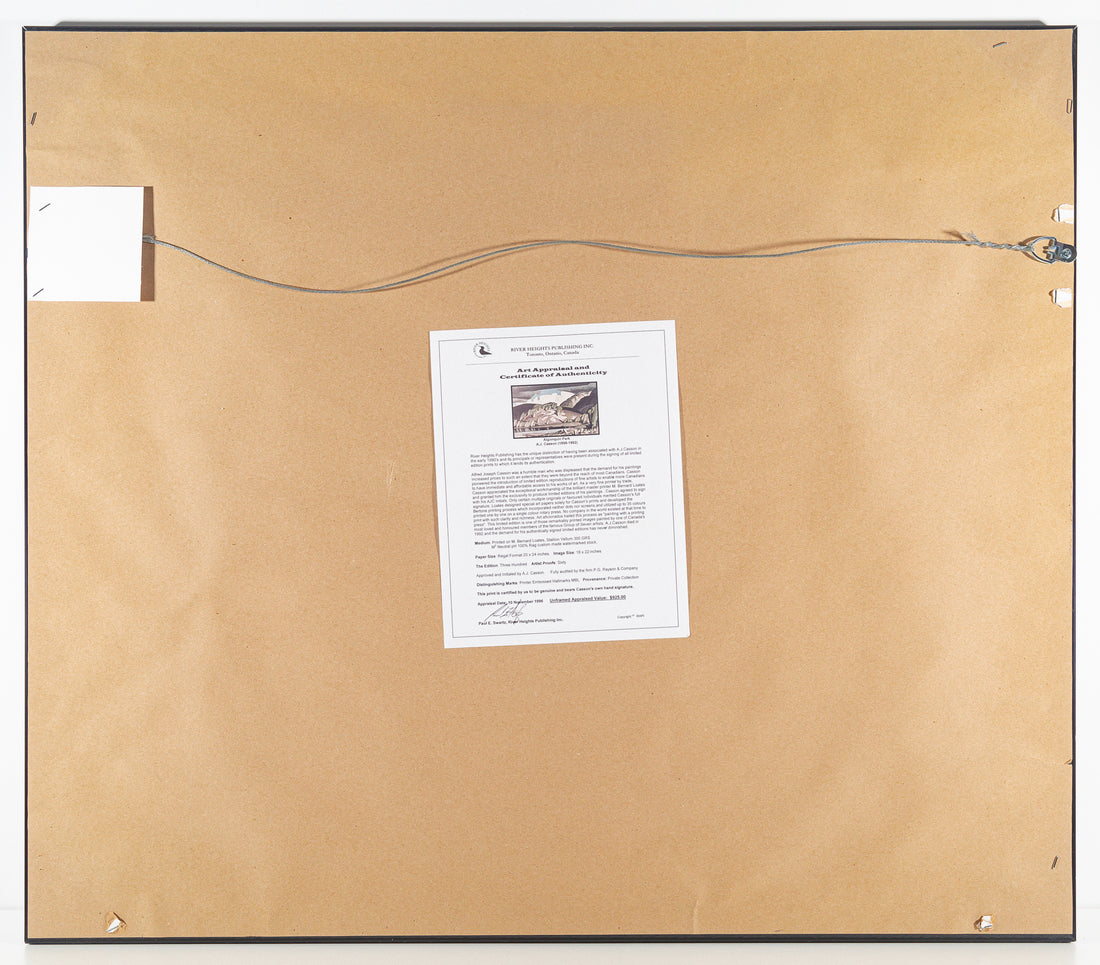 AJ CASSON Canadian (1898-1992) "Algonquin Park"