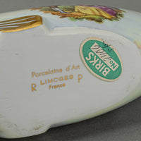 BIRKS PORCELAINE D"ART Fish Stand With Salt Pepper & Mustard Set 6 Pieces