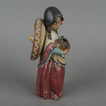 LLADRO Figurine Pepita With Sombrero
